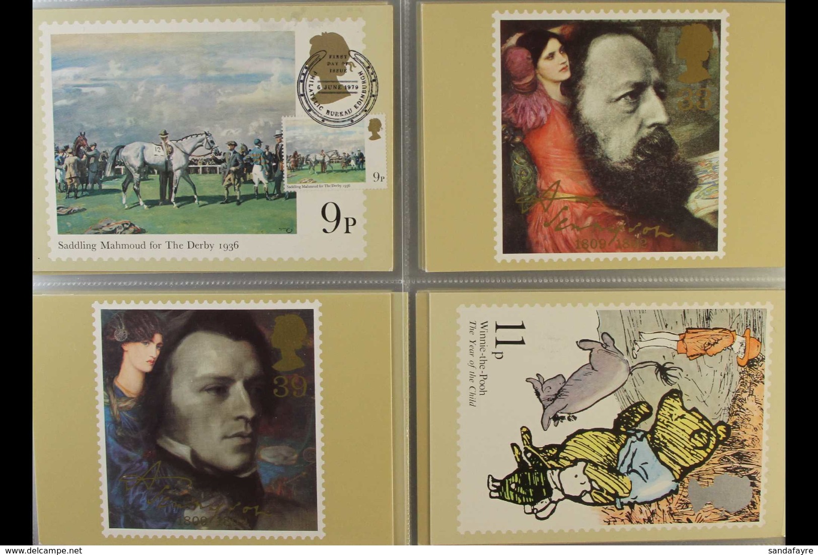 PHQ CARDS.  1975-2001 VERY FINE USED COLLECTION In A Cover Album, Bearing Appropriate Stamps Mostly On The Front Side Ti - Altri & Non Classificati