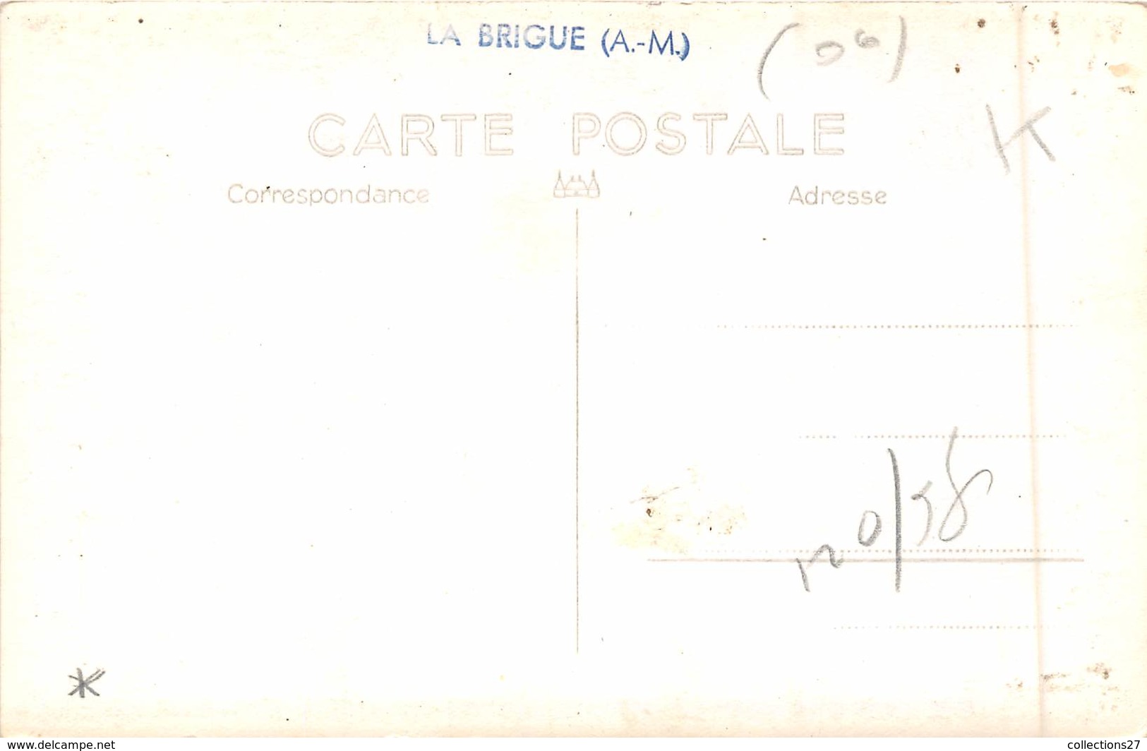 06-LA BRIGUE- CARTE-PHOTO - Autres & Non Classés