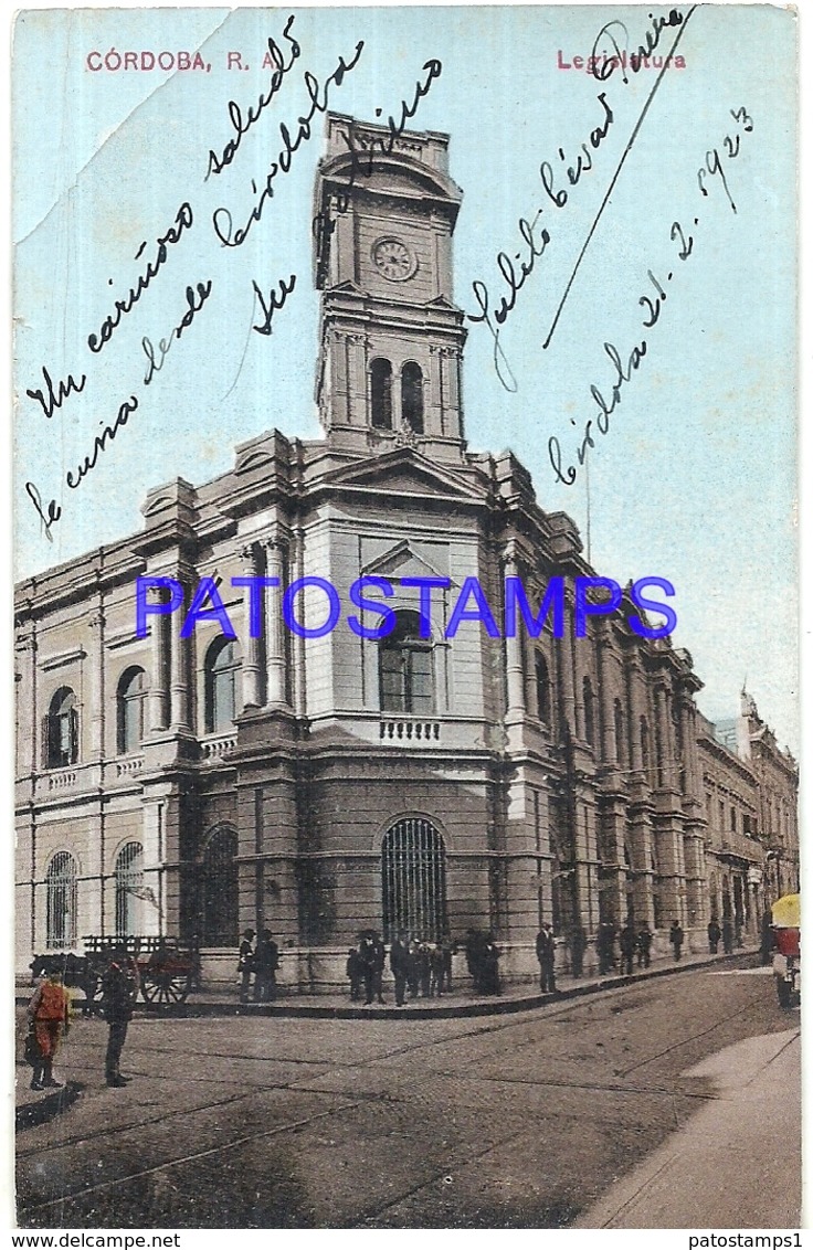 97630 ARGENTINA CORDOBA LEGISLATURA RAILROAD BREAK POSTAL POSTCARD - Argentina