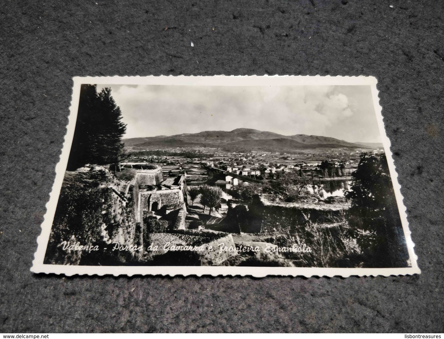 ANTIQUE PHOTO POSTCARD PORTUGAL VALENÇA - PORTAS DA GAVIARRA E FRONTEIRA ESPANHOLA - CIRCULATED 1966 - Viana Do Castelo