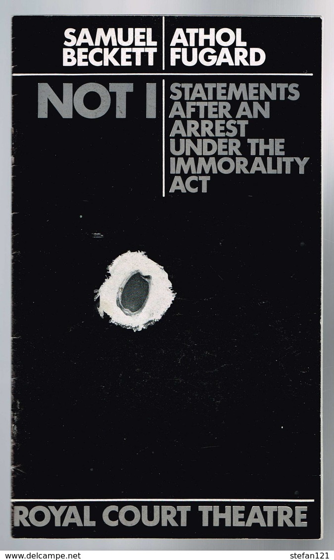 Royal Court Theatre - Noti - Samuel Beckett Athol Fugard - 1969 - 14 Pages 22,3 X 13,2 Cm - Altri & Non Classificati