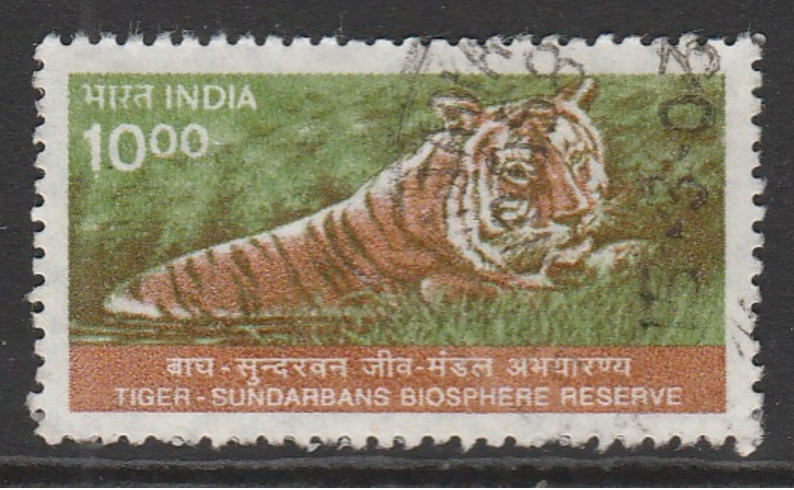 India 2000 Wildlife 10.00 R Multicoloured SW 1763 O Used - Used Stamps