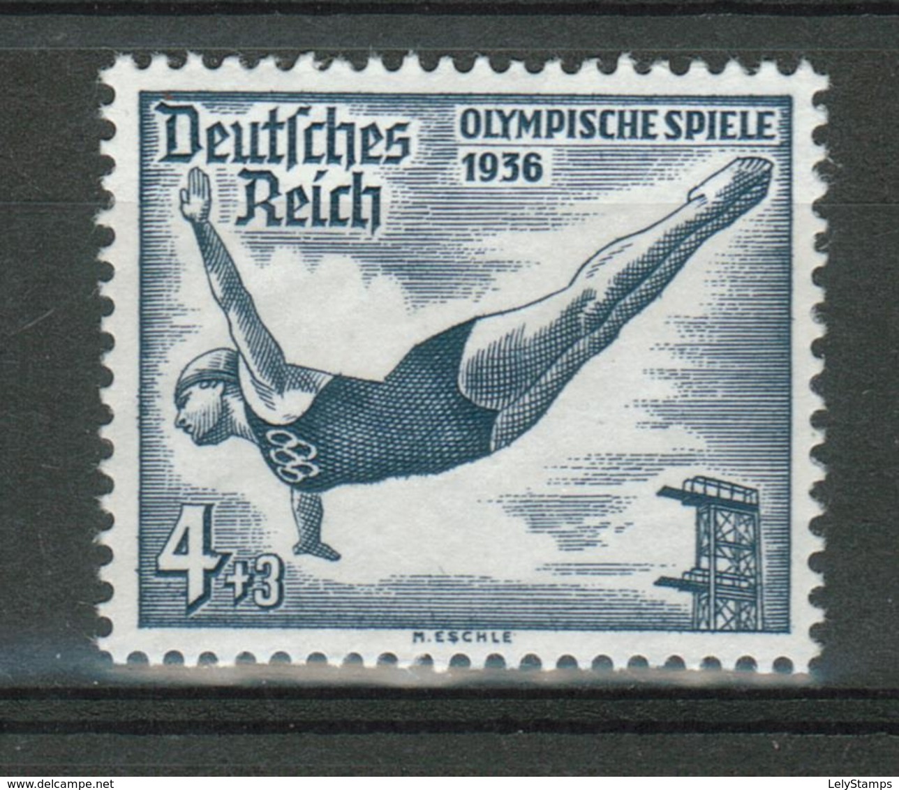 Duitse Rijk / Deutsches Reich DR 625 MNH ** Thick Paper - Ongebruikt