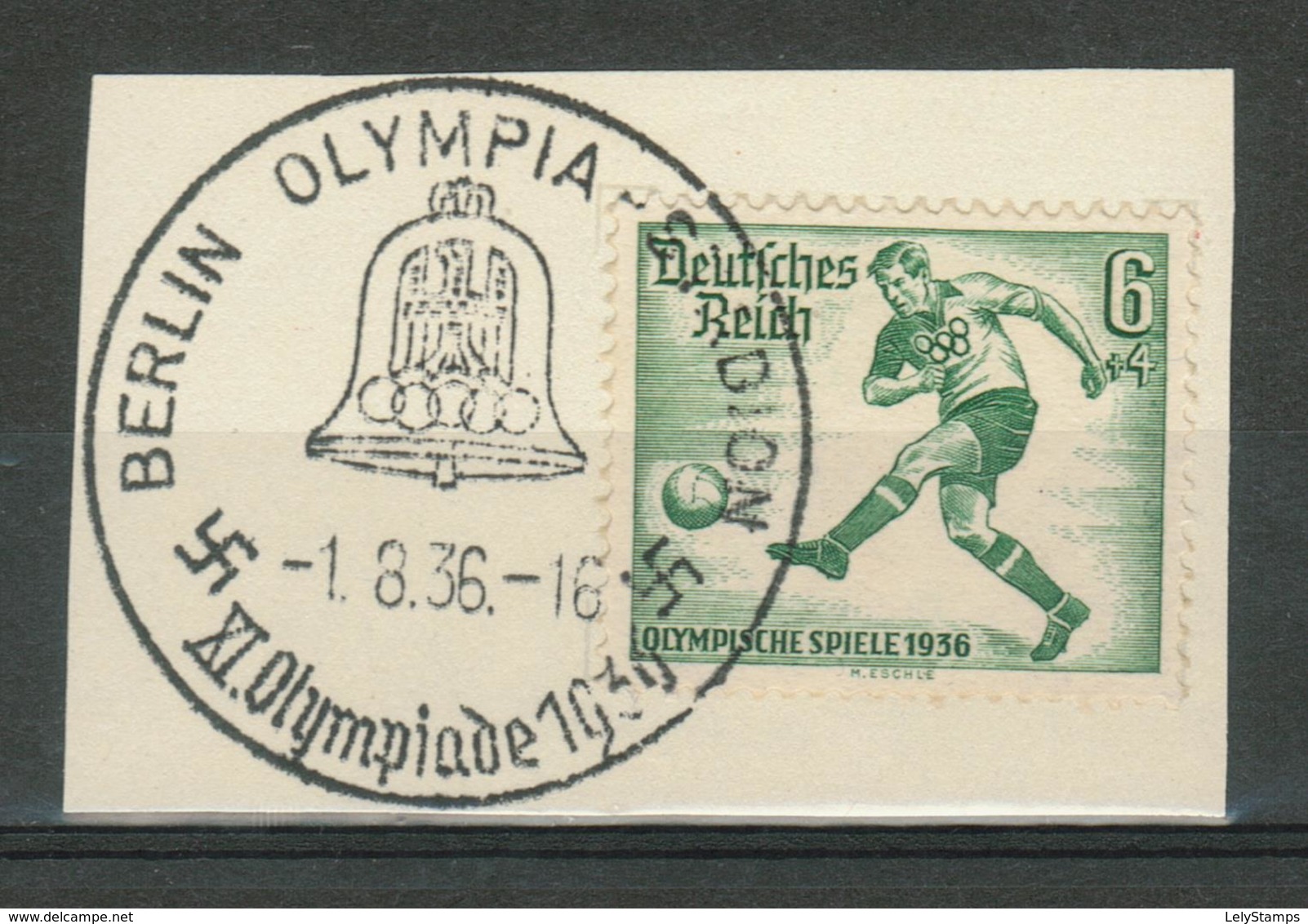 Duitse Rijk / Deutsches Reich DR 611 Used On Card - Gebraucht