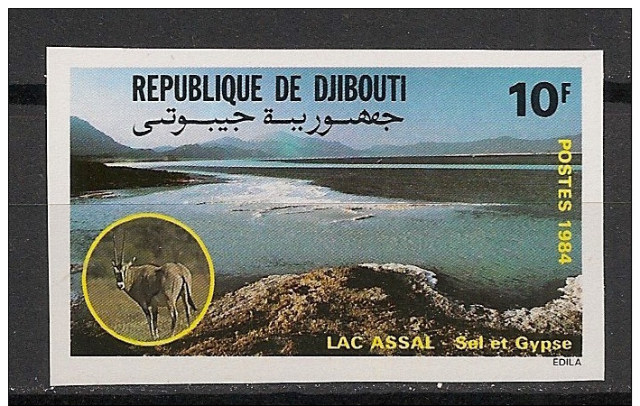 Djibouti - 1984 - N°Yv. 581 - Oryx - Non Dentelé / Imperf. - Neuf Luxe ** / MNH / Postfrisch - Djibouti (1977-...)