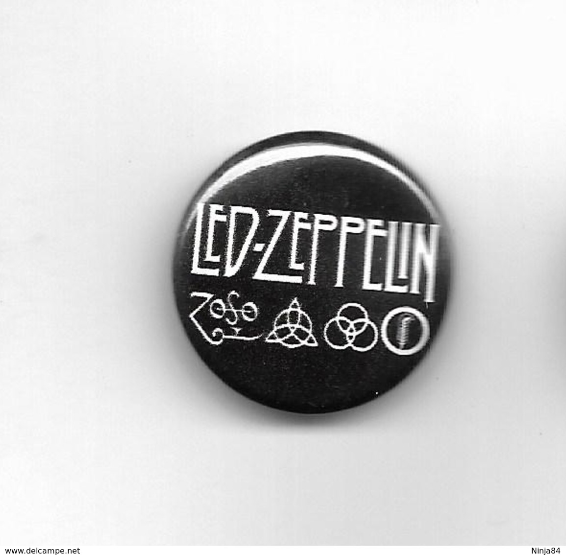 DIVERS  Led Zeppelin " Badge " - Objets Dérivés