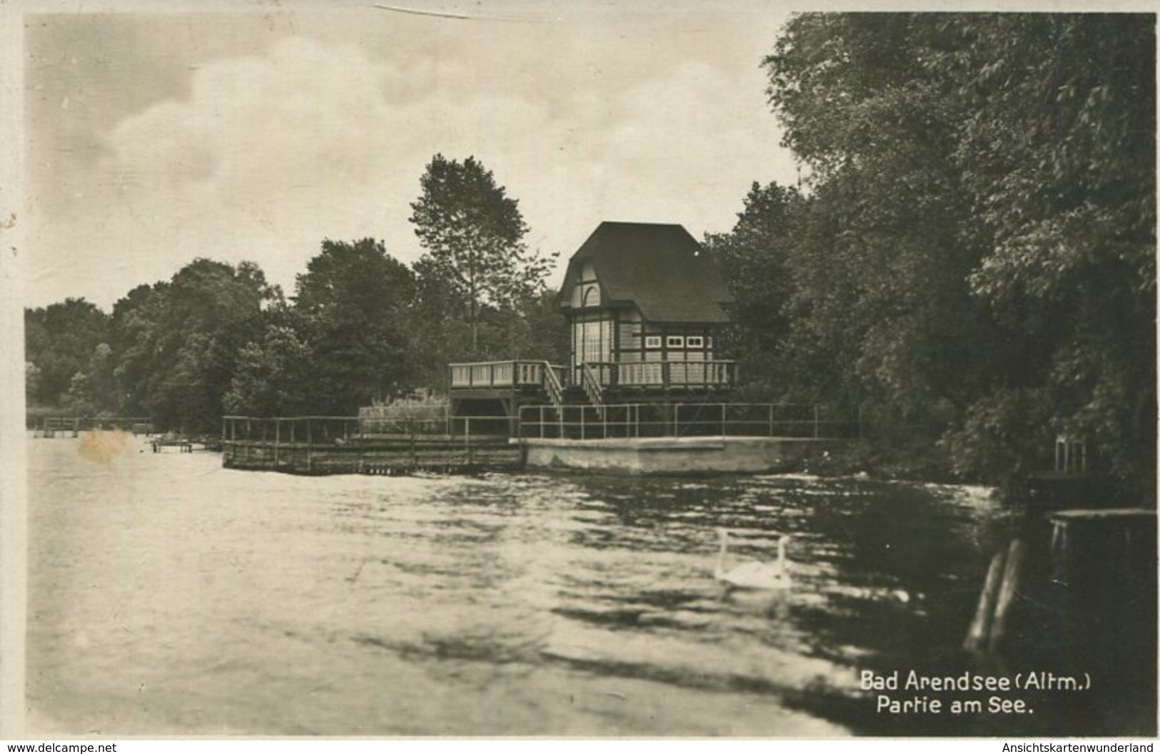 004978  Bad Arendsee - Partie Am See 1930  Bahnpoststempel - Sonstige & Ohne Zuordnung