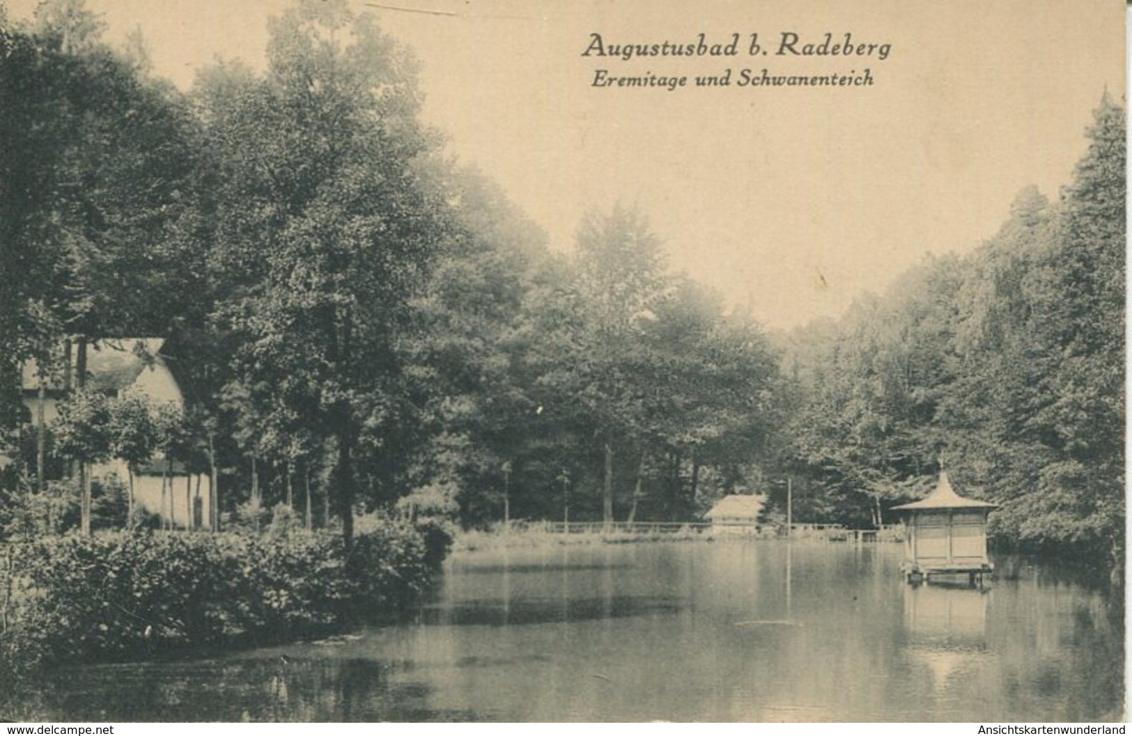 004979  Augustusbad B. Radeberg - Eremitage Und Schwanenteich - Radeberg