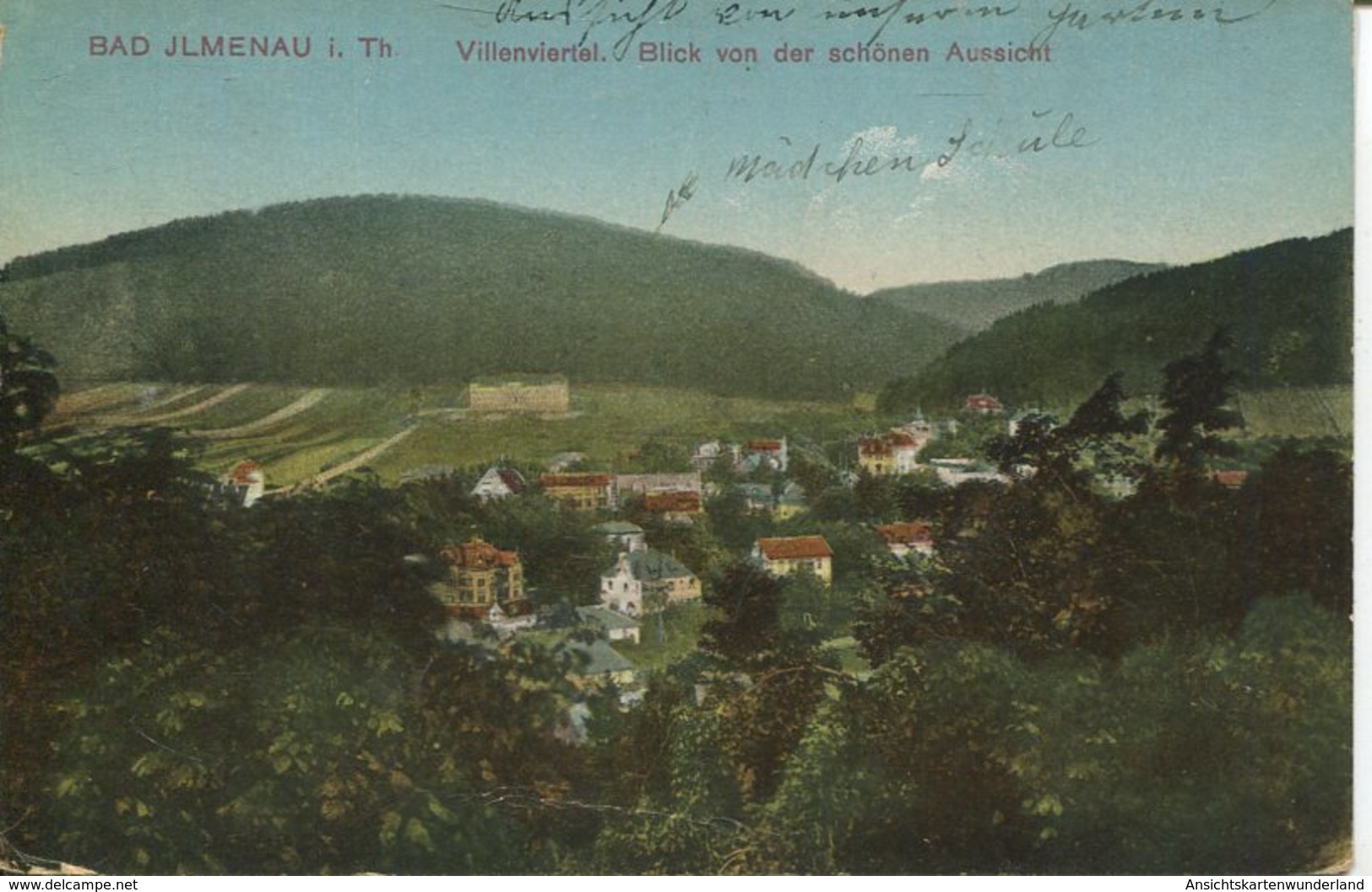 004986  Bad Ilmenau - Villenviertel. Blick Von Der Schönen Aussicht - Ilmenau