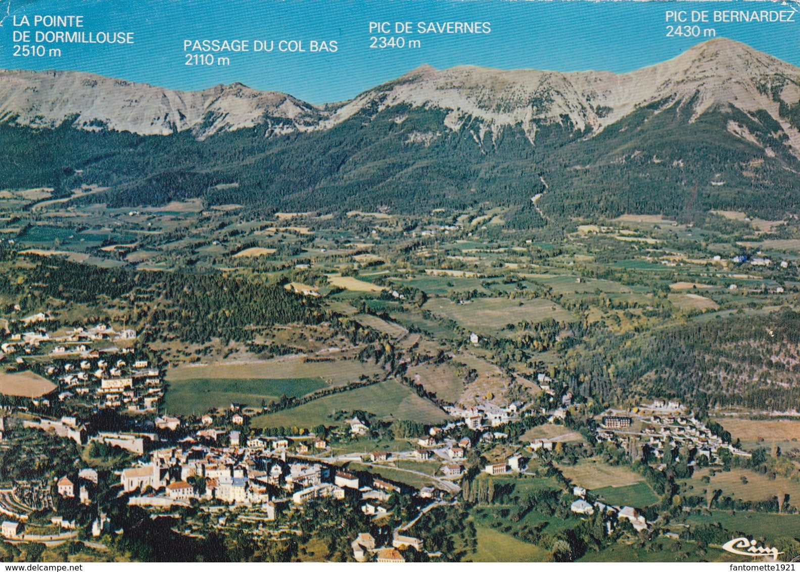 SEYNE LES ALPES VUE PANORAMIQUE AERIENNE (dil400) - Autres & Non Classés