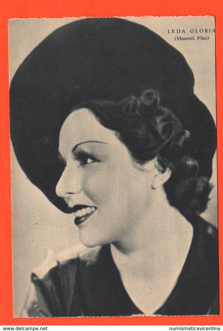 Actress Attrici Leda Gloria Cinema  Achauspielerin Actrice Kino Cinèma Wonderful Women 1938 Manenti Film - Attori