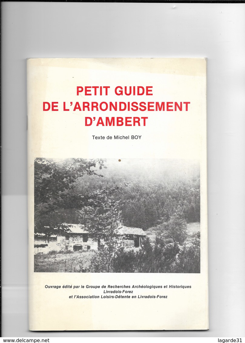 Petit Guide De L'arrondissement D'ambert  - Michel Boy 1984 - Tourism