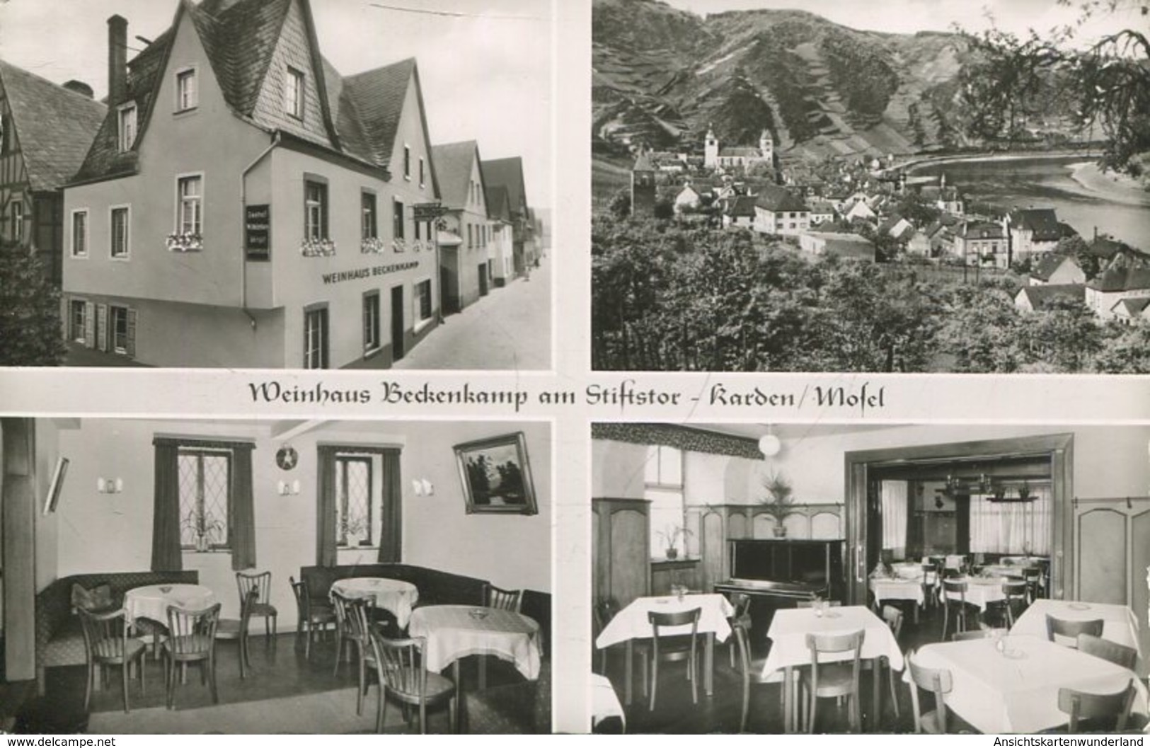 004990  Karden - Weinhaus Beckenkamp Am Stiftstor  Mehrbildkarte - Sonstige & Ohne Zuordnung