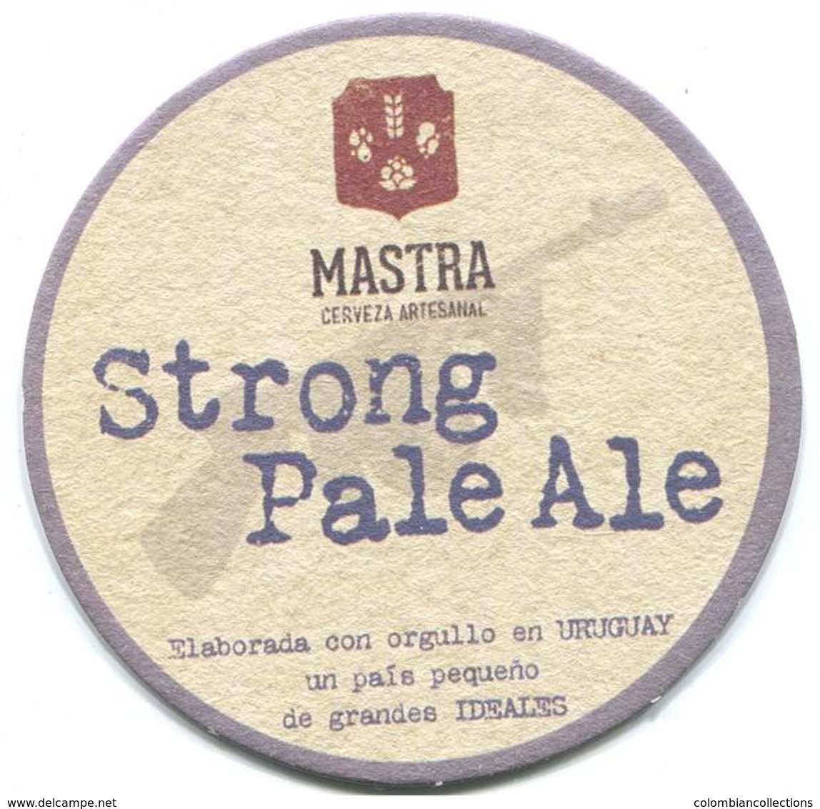 Lote U5, Uruguay, Posavaso, Coaster, Mastra, Strong Pale Ale - Portavasos