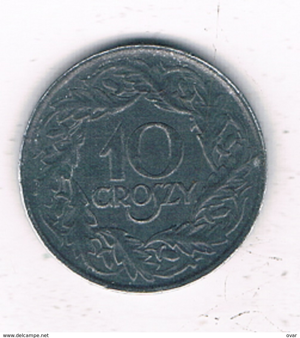 10 GROSZY 1938-1939 (gubernator) POLEN /4690G/ - Polonia