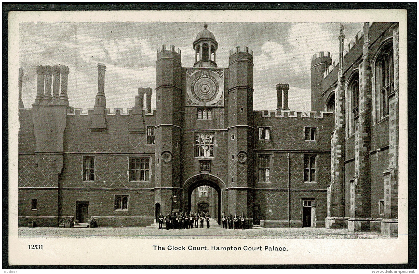 RB 1217 -  Gale &amp; Polden Postcard - The Clock Court Hampton Court Palace London Middlesex - Middlesex