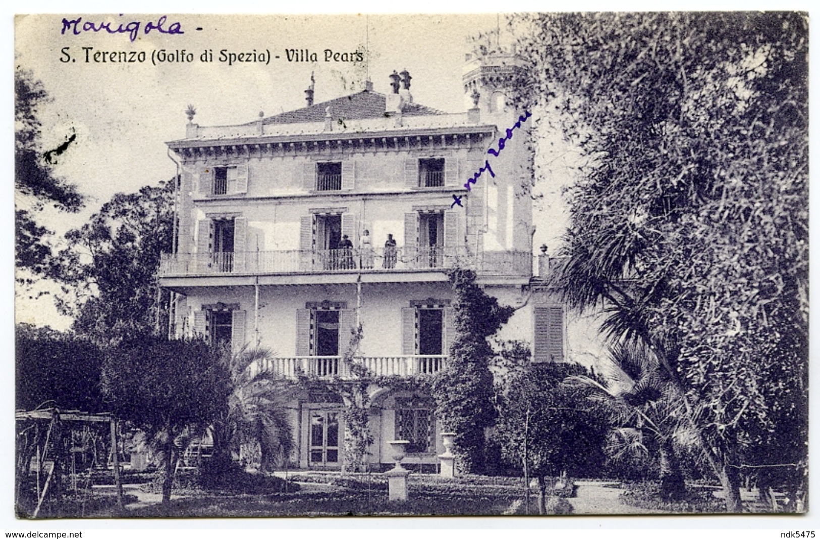 ITALIA : S. TERENZO (GOLFO DI SPEZIA) - VILLA PEARS - La Spezia