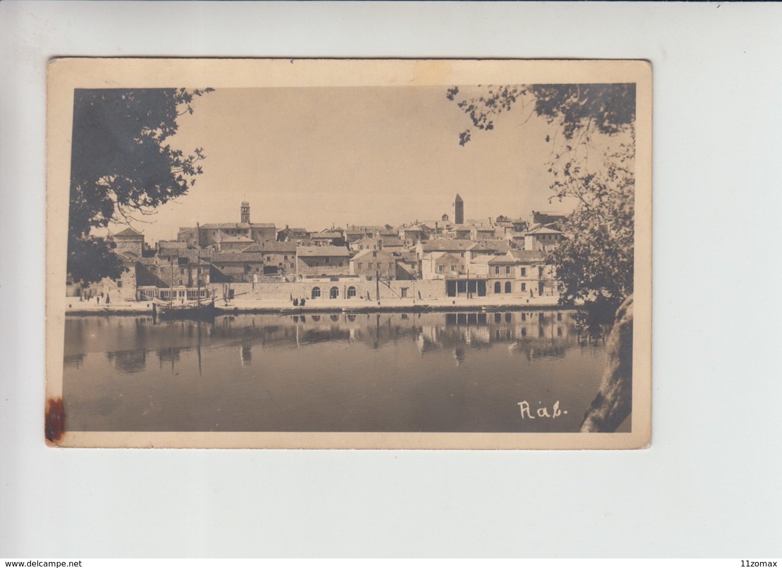 Rab Used 1933 Realphoto Postcard (st416) - Croatia