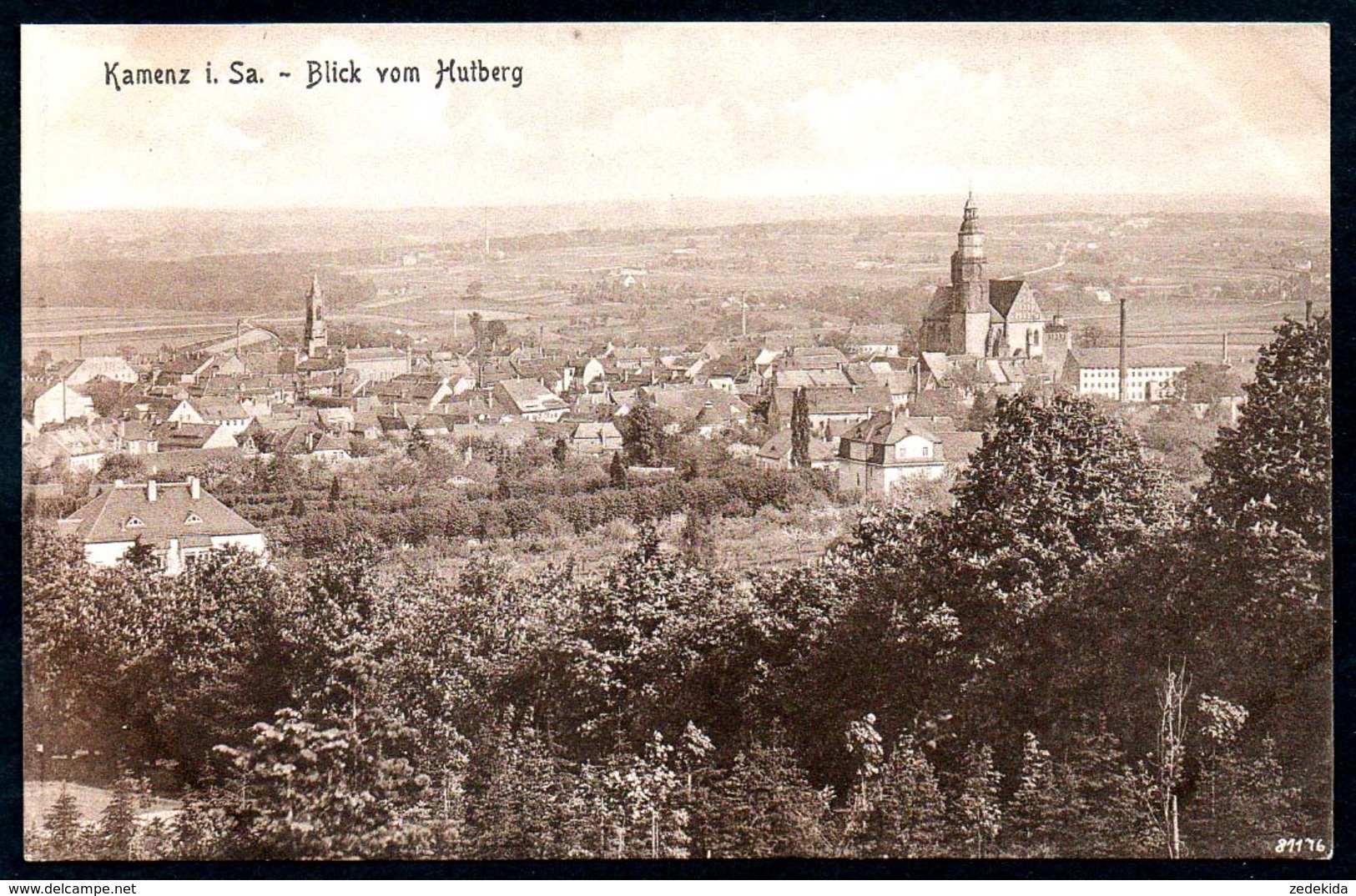 B5579 - Kamenz - Blick Vom Hutberg - Brück & Sohn Leipzig - Kamenz