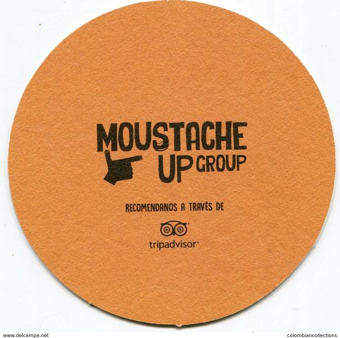 Lote U15, Uruguay, Posavaso, Coaster, MBC, Moustache - Portavasos