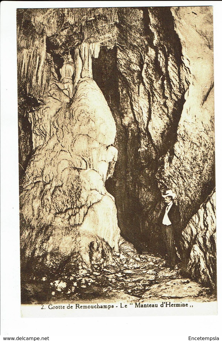 CPA - Carte Postale - Belgique - Remouchamps - Sa Grotte - Le Manteau D'Hermine-S1871 - Aywaille