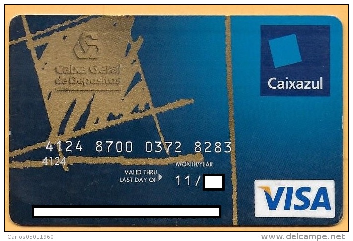 CREDIT / DEBIT CARD - CAIXA GERAL DE DEPÓSITOS - CAIXA AZUL - 01 (PORTUGAL) - Credit Cards (Exp. Date Min. 10 Years)