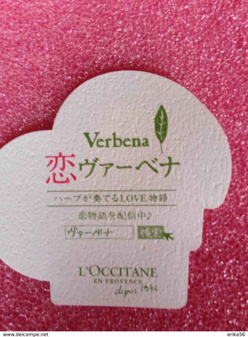 L'OCCITANE JAPONAISE   VERBENA VEREINE AGRUMES - Modernes (à Partir De 1961)