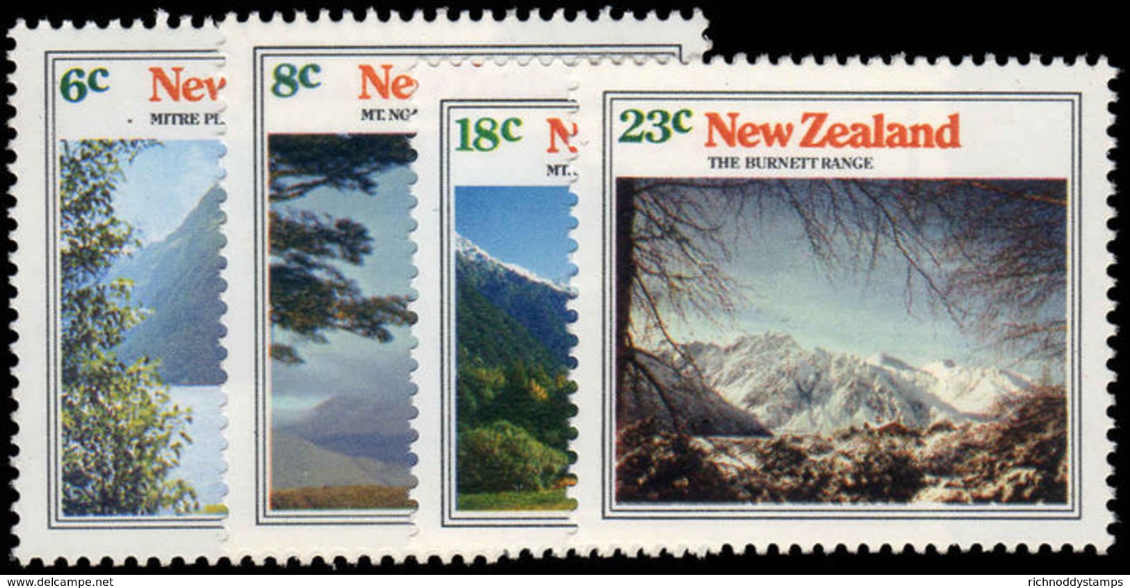 New Zealand 1973 Mountain Scenery Unmounted Mint. - Unused Stamps