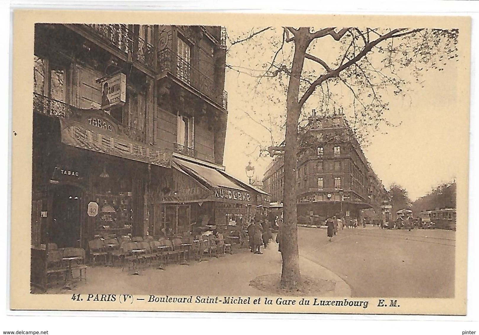 PARIS - Boulevard Saint Michel Et La Gare Du Luxembourg - Arrondissement: 05