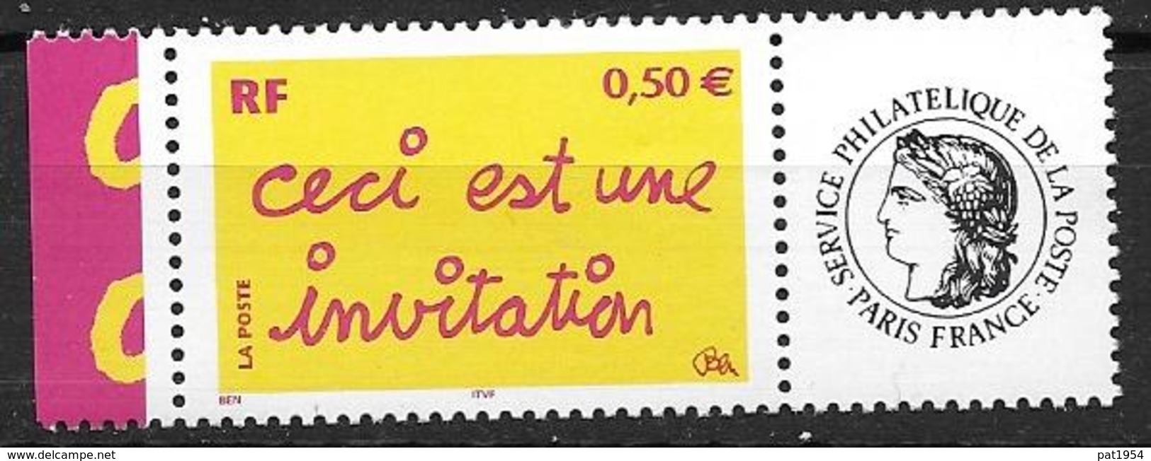 France 2004 N° 3636A Neuf** Avec Vignette Cote 5 Euros - Nuovi