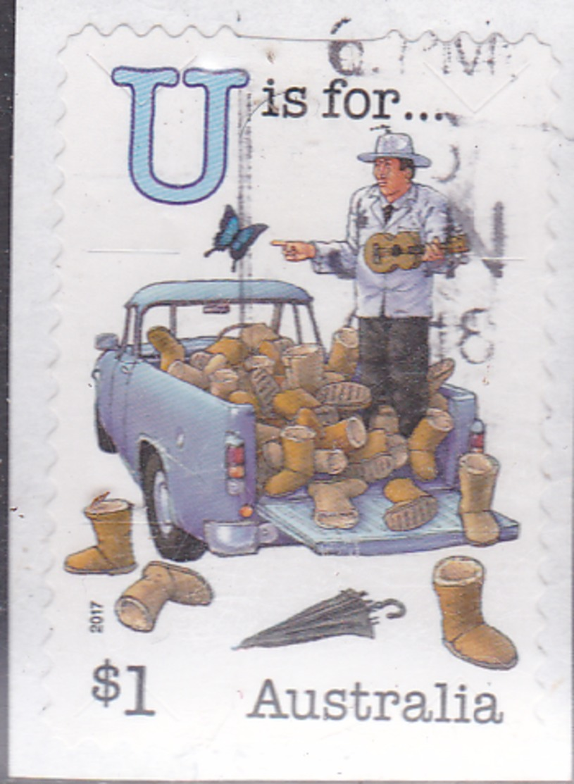 2017. AUSTRALIAN DECIMAL Fair Dinkum Aussie Alphabet $1. U Is For...P&S. FU. - Used Stamps