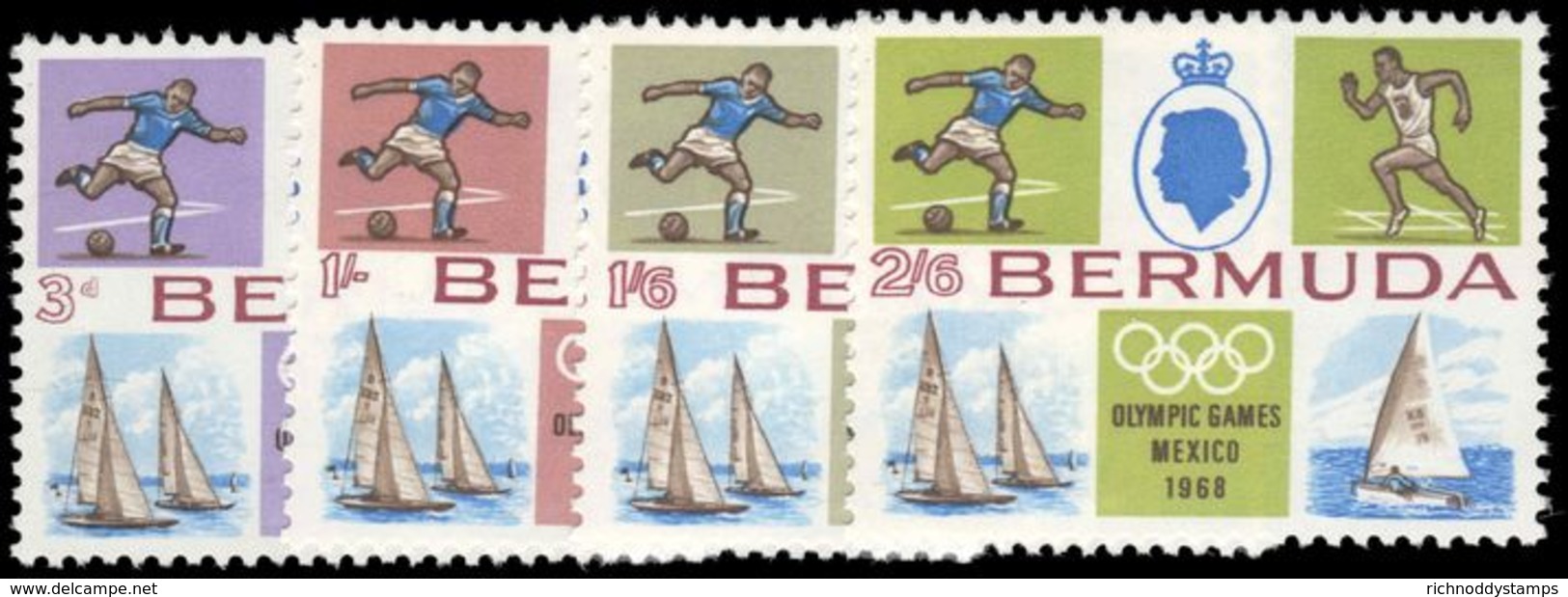 Bermuda 1968 Olympics Unmounted Mint. - Bermuda