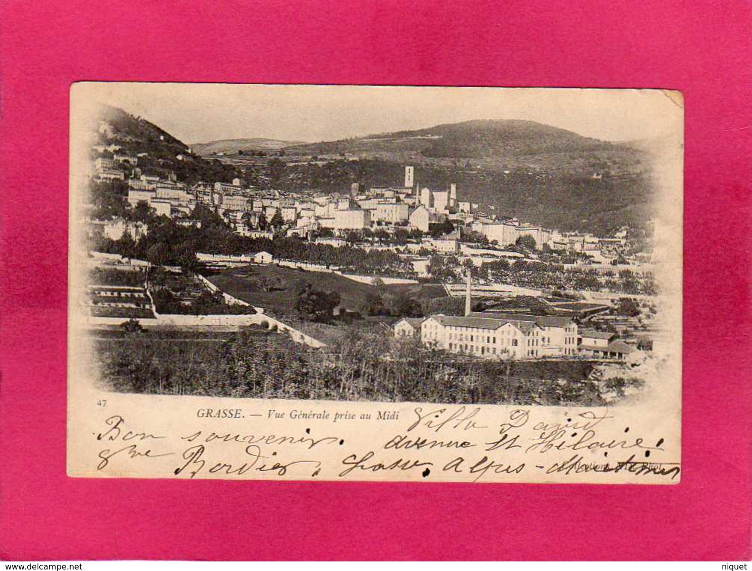 06 Alpes Maritimes, Grasse, Vue Générale Prise Au Midi, 1903 - Grasse