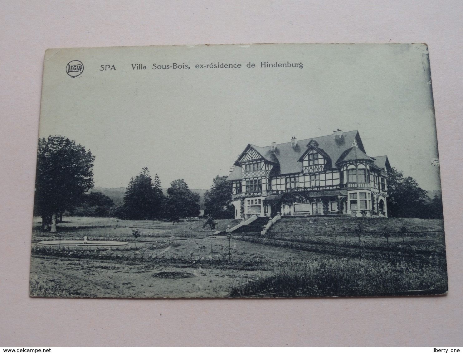 Villa Sous-Bois, Ex-résidence De Hindenburg ( Legia - Emile Dumont ) Anno 19?? ( Zie Foto Details ) ! - Spa