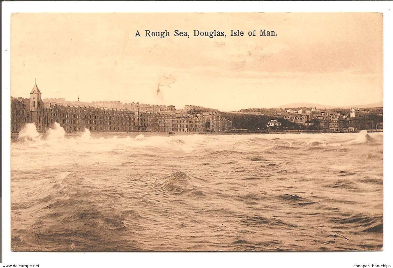 A Rough Sea, Douglas, Isle Of Man.- Boots Pelham Sries - Isle Of Man