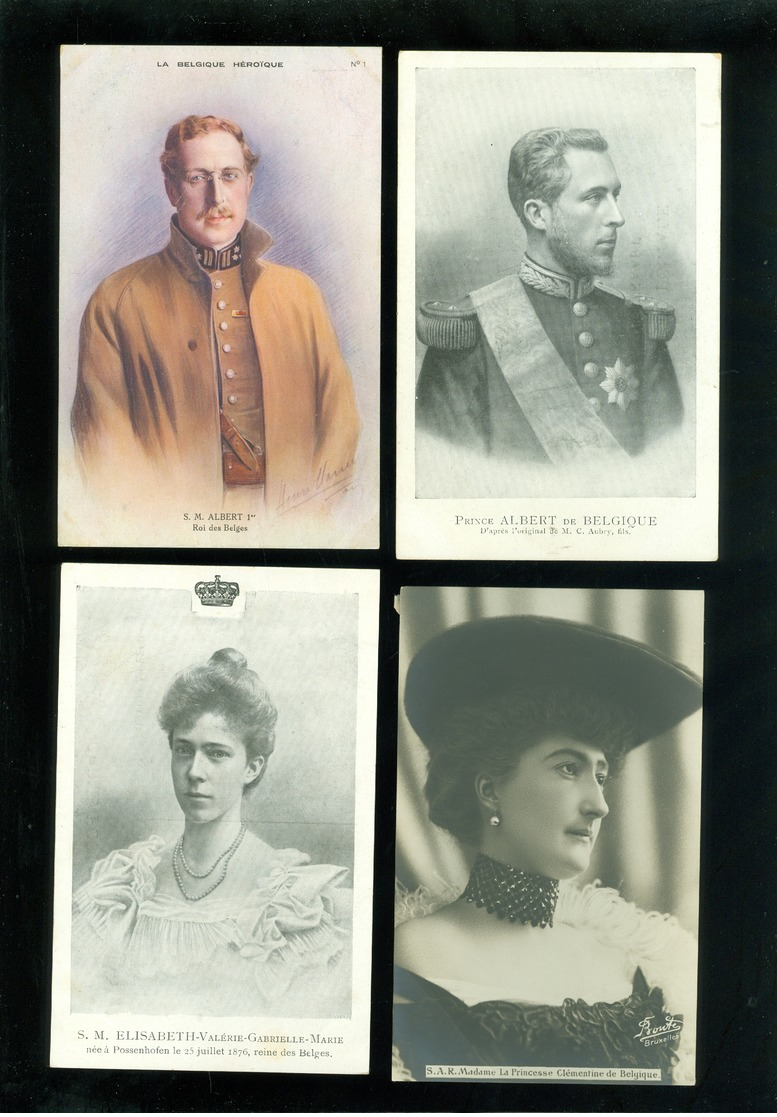 Beau lot de 60 cartes postales du famille royale  dynasty      Mooi lot van 60 postkaarten van de koninklijke familie