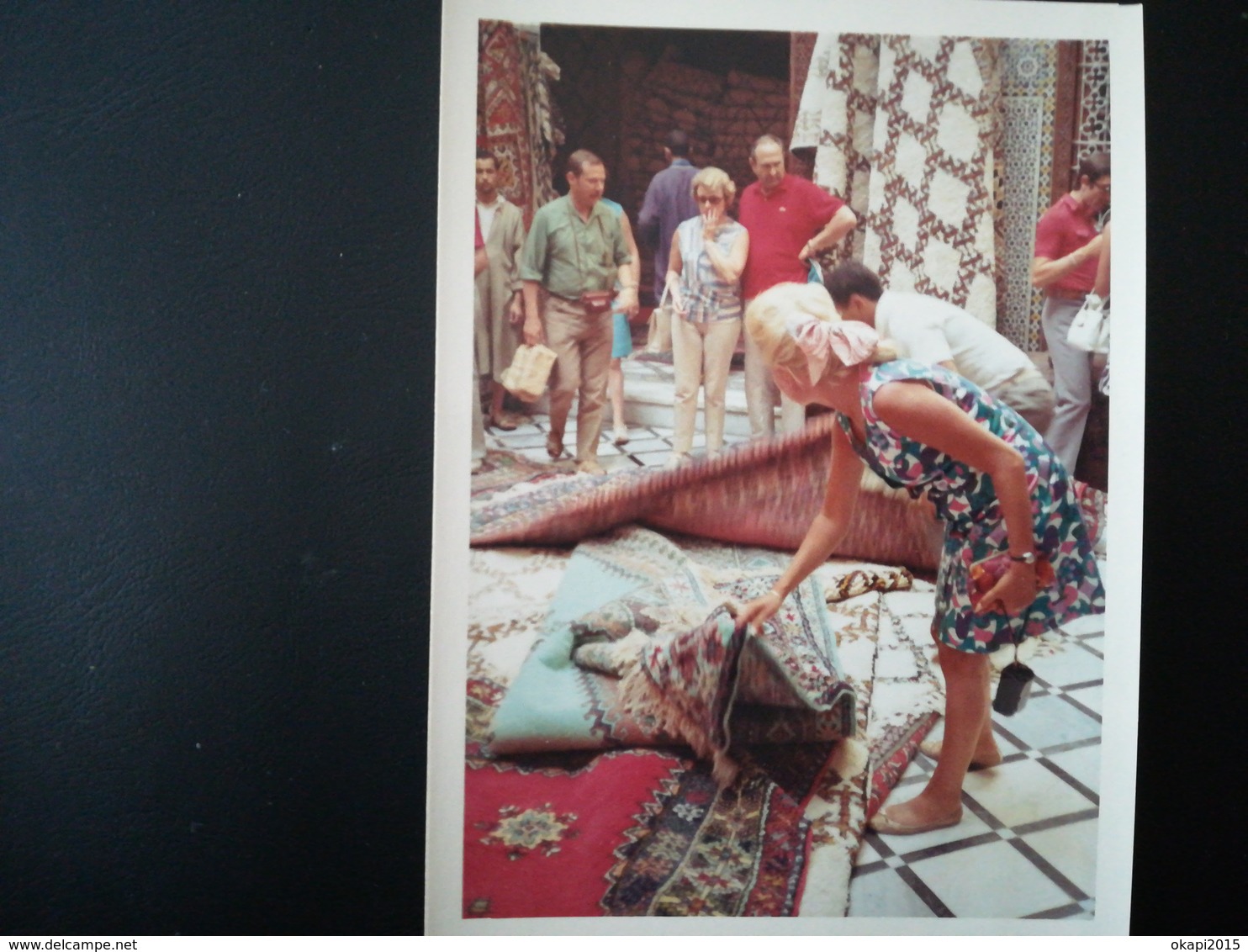 MAROC MALABATA LOT 21 PHOTOS  COULEURS BORDS BLANCS VACANCES COUPLE EN 1969