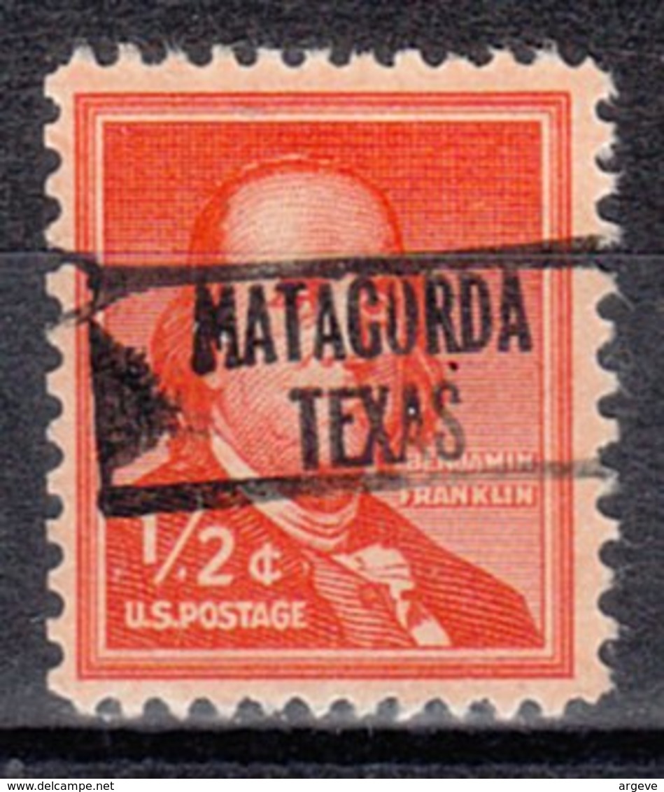 USA Precancel Vorausentwertung Preo, Locals Texas, Matagorda L-3 HS - Vorausentwertungen