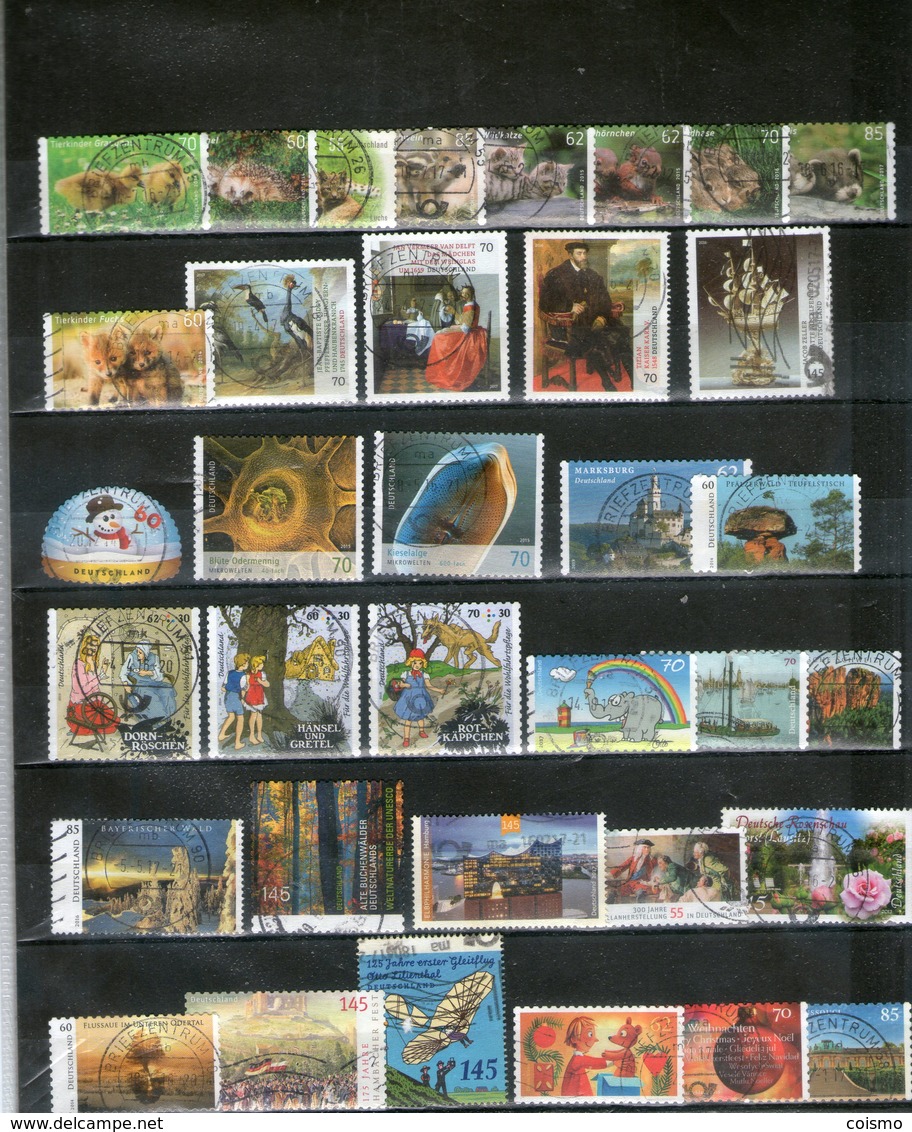 ALLEMAGNE: LOT DE 70 TIMBRES RECENTS - Autres & Non Classés