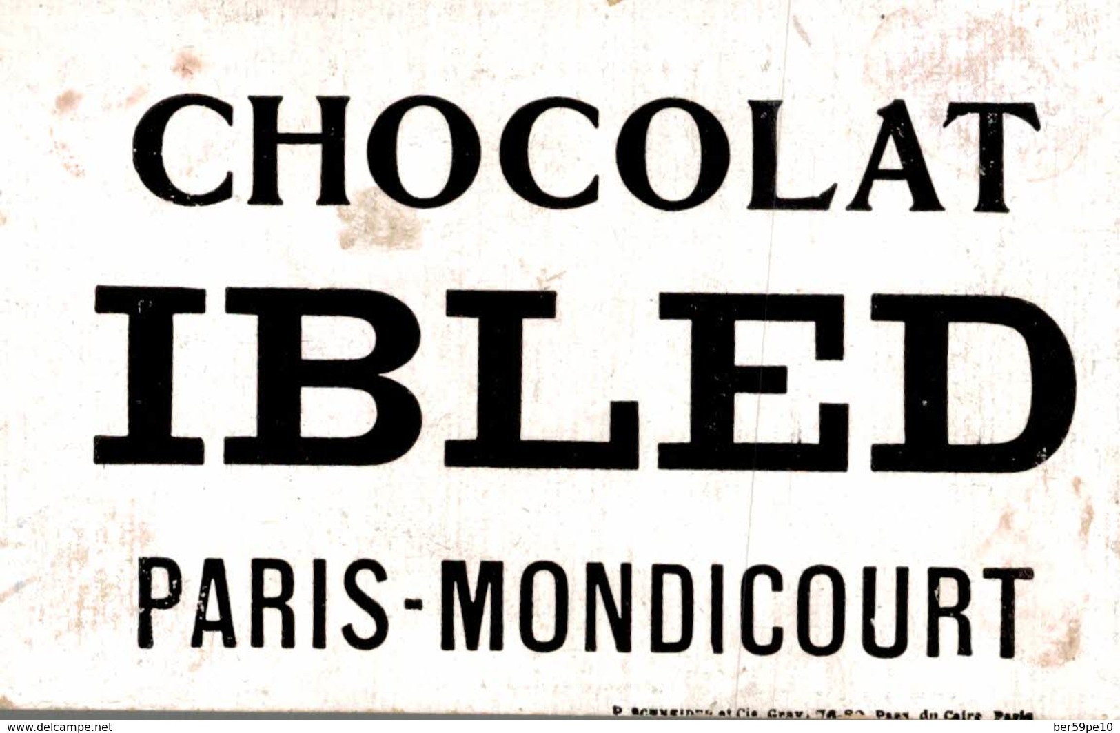 CHROMO  CHOCOLAT IBLED PARIS-MONDICOURT L'ENFANCE  MUSEE DE LA BIBLIOTHEQUE NATIONALE  PAR N. LANCRET - Ibled