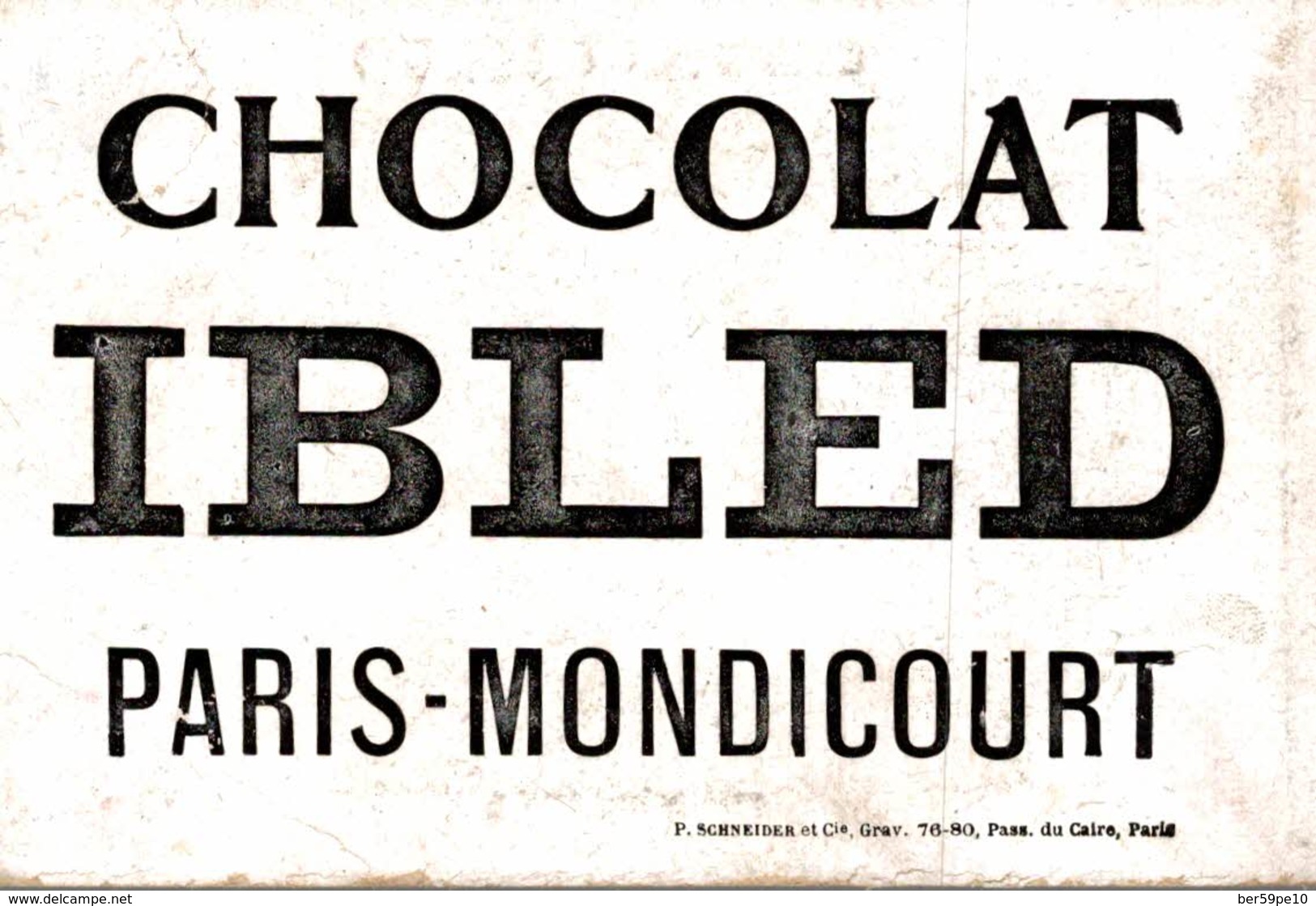 CHROMO  CHOCOLAT IBLED PARIS-MONDICOURT  MADAME DE RECAMIER  MUSEE DU LOUVRE  PAR J. L. DAVID - Ibled