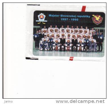 Slovaquie, Neuf-unused Private Chip-puce In Blister, Slovan Bratislava-ice Hockey, Tirage 1000, Packet - Slovaquie
