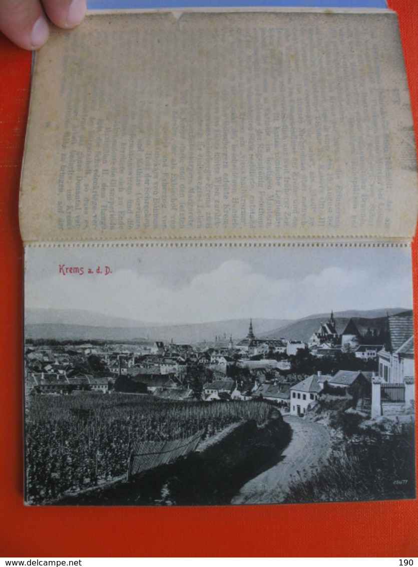 Original Old 12 Postcards+guide(book).Fuhrer Durch Die Wachau Mit 12 Ansichts-Postkarten In Feinstem Lichtdruck - Wachau