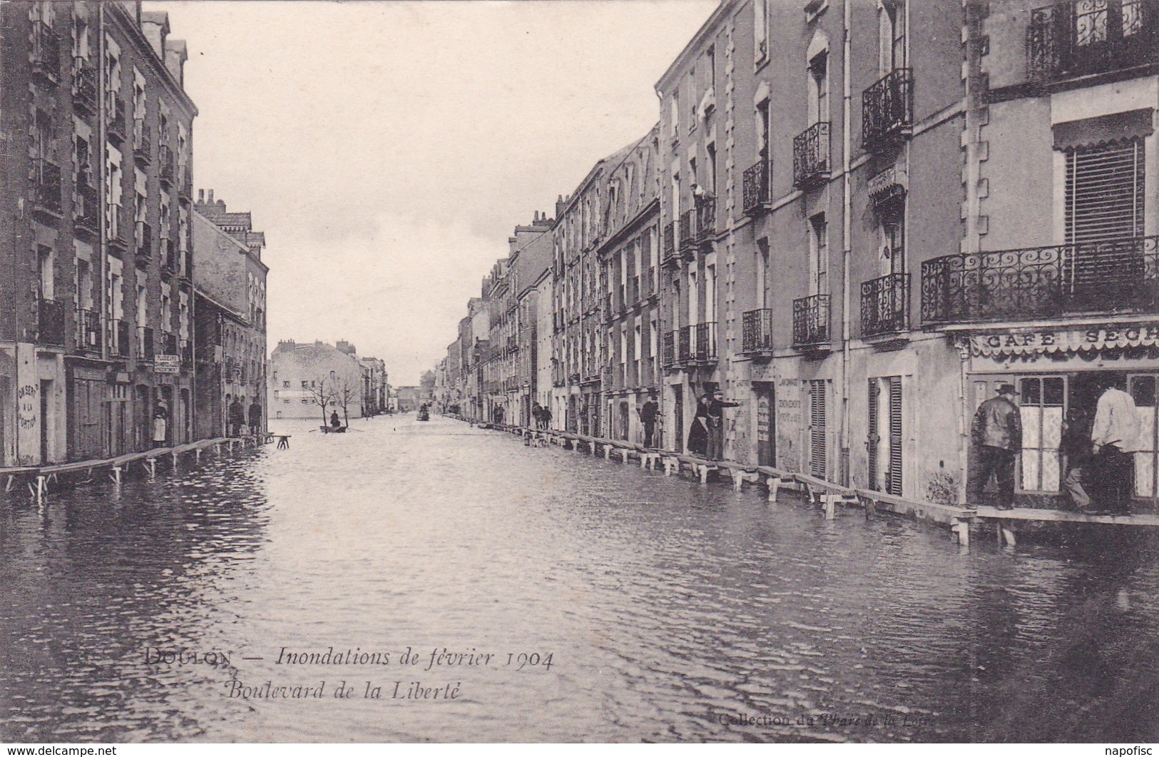 44-Nantes Les Inondations De 1904 Boulevard De La Liberté - Nantes