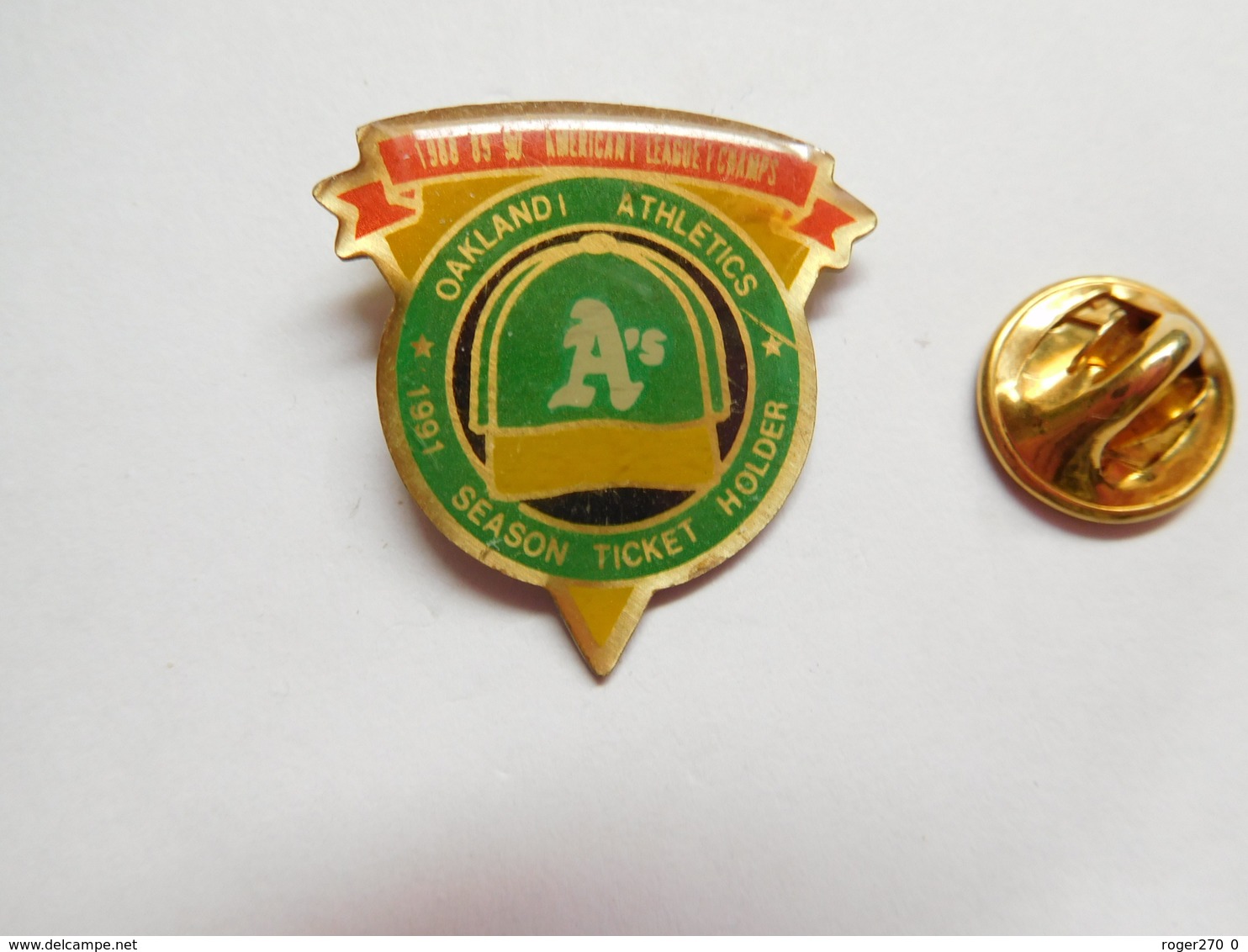 Beau Pin's , Baseball  , Oakland Athlétics , MLB , A' - Baseball