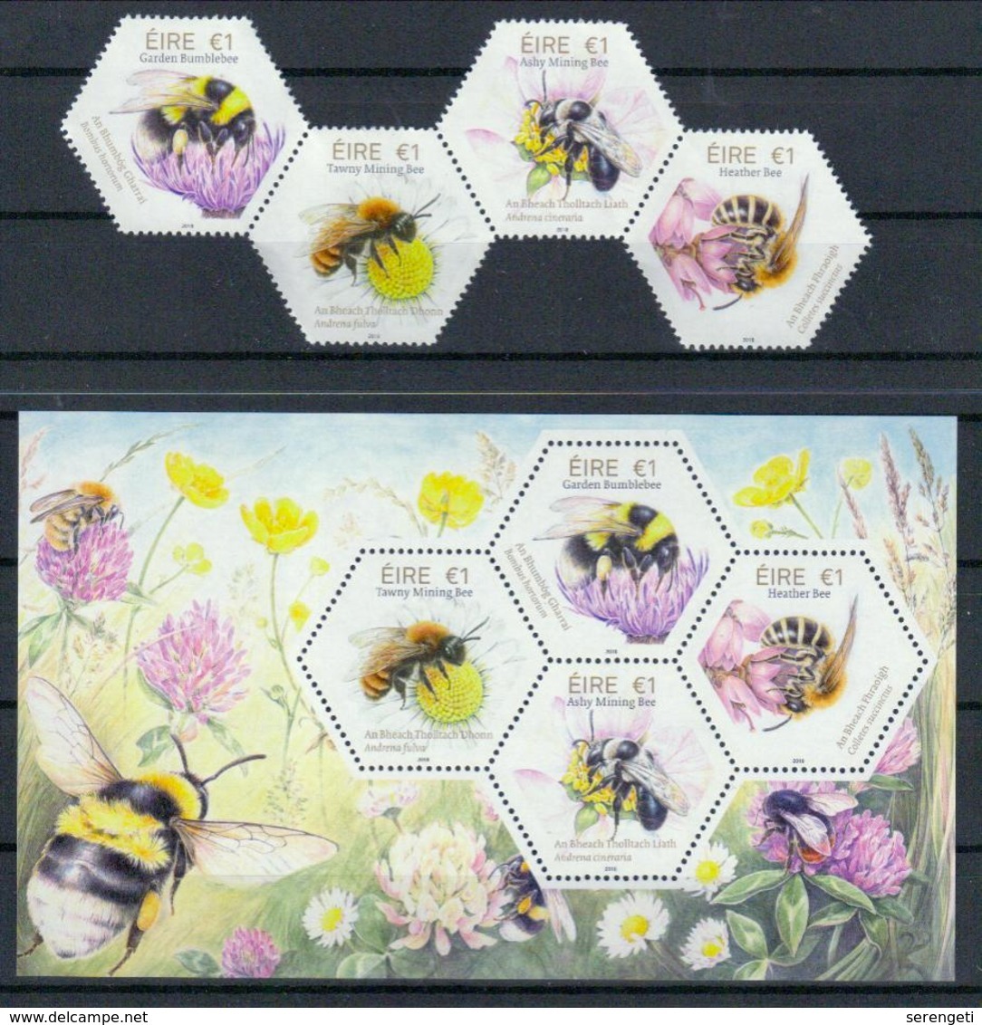 Irland 'In Irland Heimische Bienen' / Ireland 'Native Irish Bees' **/MNH 2018 - Abeilles