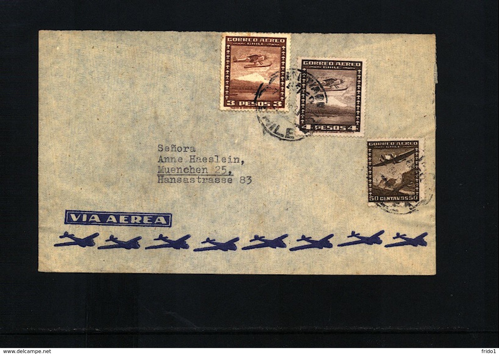 Chile Interesting Airmail  Letter - Chile