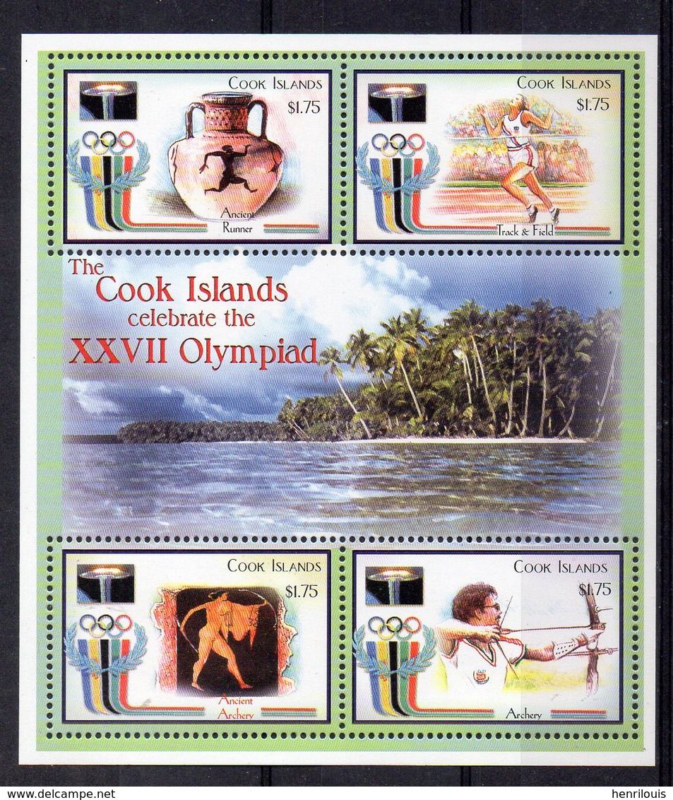 Iles COOK Timbres Neufs ** De 2000  ( Ref 5547 ) Sport - JO - Cook