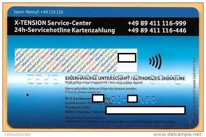 CREDIT / DEBIT CARD - SPARKASSE FORCHHEIM - 02 (GERMANY) - Credit Cards (Exp. Date Min. 10 Years)