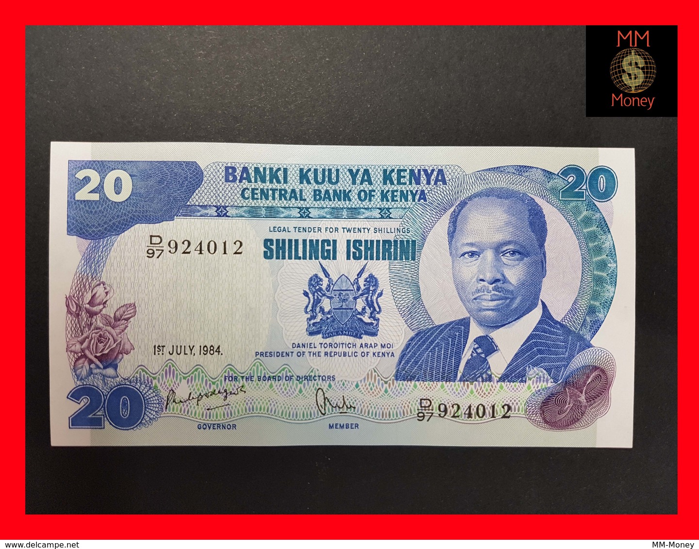 Kenya   20 Shilling 1981 P. 21   AUNC - Kenia